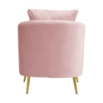 Best Sale βοΈ Zuri Accent Chair with Gold Legs Blush - Picket House Furnishings π₯ 6 Best Sale βοΈ Zuri Accent Chair with Gold Legs Blush - Picket House Furnishings π₯ - Image 4