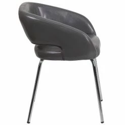Discount 💯 Flash Furniture Fusion Series Contemporary LeatherSoft Side Reception Chair with Chrome Legs ✨ -Living Room Chairs Sales unnamed file 3974