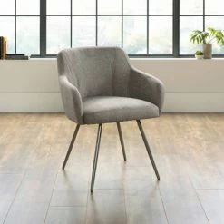 Best deal ❤️ Soft Modern Occasional Chair Gray - Sauder 🤩