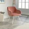 Best deal 😀 Anda Norr Occasional Chair Salmon Pink - Sauder 👏 -Living Room Chairs Sales unnamed file 4007