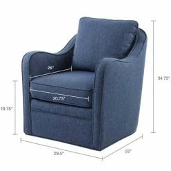 Deals ✔️ Madison Park Mitchell Slub Weave Wide Seat Swivel Armchair Navy ❤️ 15 Deals ✔️ Madison Park Mitchell Slub Weave Wide Seat Swivel Armchair Navy ❤️ -Living Room Chairs Sales unnamed file 4128