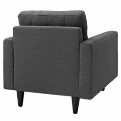 Promo 😍 Empress Upholstered Armchair Gray - Modway 💯 -Living Room Chairs Sales unnamed file 4131
