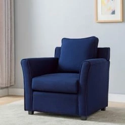 Outlet ๐ Cabico Upholstered Accent Chair Royal Blue - miBasics โจ