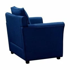Outlet 😀 Cabico Upholstered Accent Chair Royal Blue - miBasics ✨ -Living Room Chairs Sales unnamed file 4170