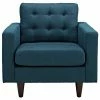Best Pirce 👏 Empress Upholstered Armchair Azure - Modway 👍 -Living Room Chairs Sales unnamed file 4173