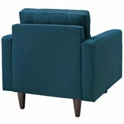Best Pirce 👏 Empress Upholstered Armchair Azure - Modway 👍 -Living Room Chairs Sales unnamed file 4175