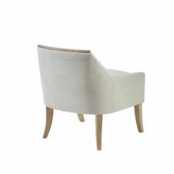 Budget 👍 Madison Park Carlie Accent Chair Ivory 👏 -Living Room Chairs Sales unnamed file 4266