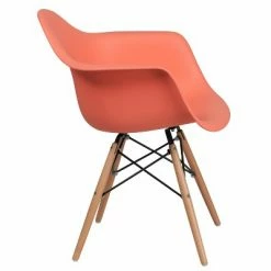 Wholesale ⭐ Emma and Oliver Plastic Accent Dining Chair with Arms and Wooden Legs ⭐ -Living Room Chairs Sales unnamed file 429