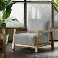 Outlet 🎁 Ink+Ivy Easton Low Profile Accent Chair Gray 🥰
