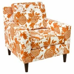 Coupon โ๏ธ Brindel Armchair - Garden Bird Orange - Skyline Furniture ๐