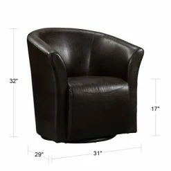 Deals 💯 Studio 55D Rocket Rivera Brown Swivel Accent Chair 🛒 8 Deals 💯 Studio 55D Rocket Rivera Brown Swivel Accent Chair 🛒 -Living Room Chairs Sales unnamed file 4338