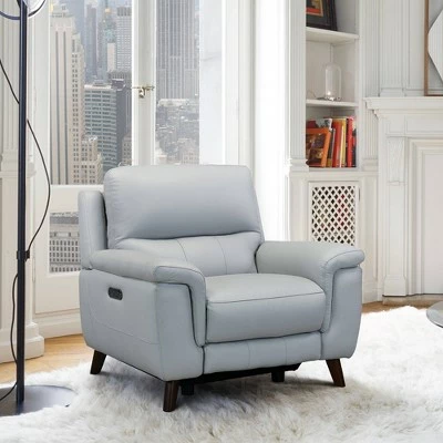 New ๐ Lizette Contemporary Leather Power Recliner Chair with USB Gray - Armen Living ๐คฉ 7 New ๐ Lizette Contemporary Leather Power Recliner Chair with USB Gray - Armen Living ๐คฉ - Image 5