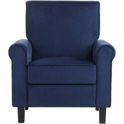 Coupon ✔️ 55 Downing Street Lansbury II Navy Velvet Accent Chair ✔️ -Living Room Chairs Sales unnamed file 4376