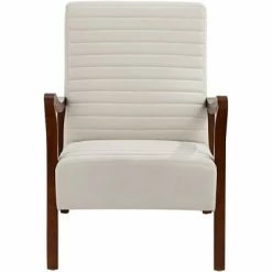 Promo ✔️ 55 Downing Street Columbe Modern White Lounge Chair 👏 -Living Room Chairs Sales unnamed file 4417