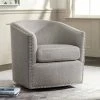 Hot Sale ⭐ Studio 55D Fullerton II Light Gray Swivel Accent Chair 😀 -Living Room Chairs Sales unnamed file 4432