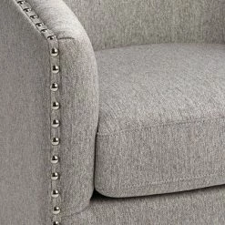 Hot Sale ⭐ Studio 55D Fullerton II Light Gray Swivel Accent Chair 😀 -Living Room Chairs Sales unnamed file 4435