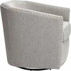 Hot Sale ⭐ Studio 55D Fullerton II Light Gray Swivel Accent Chair 😀 -Living Room Chairs Sales unnamed file 4438