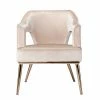 Cheapest ❤️ Ganex Upholstered Accent Chair Taupe/Champagne - Aiden Lane 🤩 -Living Room Chairs Sales unnamed file 4468