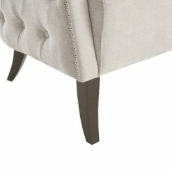 New ❤️ Madison Park Denisa Accent Chair Light Taupe 🌟 -Living Room Chairs Sales unnamed file 4479