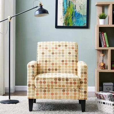 Outlet π₯° Frisco Armchair Retro Dot Beige - Handy Living π 5 Outlet π₯° Frisco Armchair Retro Dot Beige - Handy Living π - Image 3