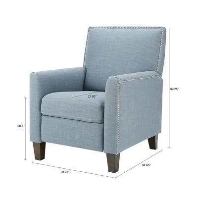 Cheapest 🌟 Madison Park Kirkland Push Back Recliner - Blue ⭐ 11 Cheapest 🌟 Madison Park Kirkland Push Back Recliner - Blue ⭐ - Image 9