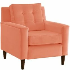 New 🎁 Henry Armchair Velvet Papaya - Skyline Furniture 🎉