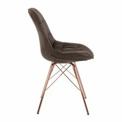 New 🌟 Distressed Fabric Langdon Chair Saddle Brown - OSP Home Furnishings 😍
