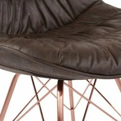 New 🌟 Distressed Fabric Langdon Chair Saddle Brown - OSP Home Furnishings 😍 -Living Room Chairs Sales unnamed file 4536