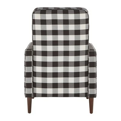 Cheapest 🔥 Herman Buffalo Check Plaid Accent Chair Black/White - Inspire Q 🔔 6 Cheapest 🔥 Herman Buffalo Check Plaid Accent Chair Black/White - Inspire Q 🔔 - Image 4