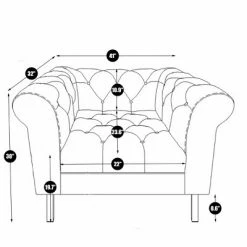 Best Pirce 🎁 Julian Club Chair Beige - Chic Home Design 🌟