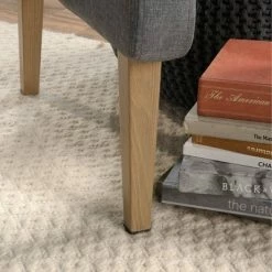 Buy 😀 Dakota Pass Tweed with Faux Wood Accent Chair Gray - Sauder 😉 -Living Room Chairs Sales unnamed file 4593