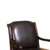 Best reviews of ⭐ Leatherette Wooden Accent Chair with Hand Carved Legs Brown - Benzara 👏
