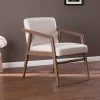Deals 🔔 Winwest Upholstered Accent Chair Cream/Brown - Aiden Lane 🤩 -Living Room Chairs Sales unnamed file 4618