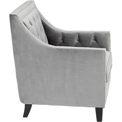 Best Sale ❤️ 55 Downing Street Tiffany Gray Tufted Armchair 😉 5 Best Sale ❤️ 55 Downing Street Tiffany Gray Tufted Armchair 😉 - Image 3