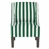 Promo ⭐ Swoop Armchair Canopy Stripe Emerald - Skyline Furniture ✨ -Living Room Chairs Sales unnamed file 4660