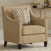 Promo 🔔 Studio 55D Flynn Heirloom Camel Upholstered Armchair 🔔