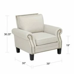 Discount π Elm Lane Clyde Park Oslo Linen Nailhead Trim Armchair β€οΈ 15 Discount π Elm Lane Clyde Park Oslo Linen Nailhead Trim Armchair β€οΈ -Living Room Chairs Sales unnamed file 4693