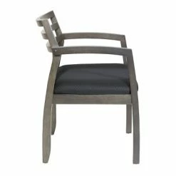 Discount 🥰 Napa Cherry Guest Chair Black/Gray - OSP Home Furnishings 🔔 -Living Room Chairs Sales unnamed file 4720