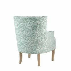 Buy 🥰 Madison Park Roselin Accent Chair Light Teal 👏 -Living Room Chairs Sales unnamed file 4731