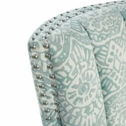 Buy 🥰 Madison Park Roselin Accent Chair Light Teal 👏 -Living Room Chairs Sales unnamed file 4733
