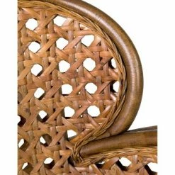 Flash Sale 😍 Margherita Rattan Accent Chair Brown - East at Main ❤️ -Living Room Chairs Sales unnamed file 4740