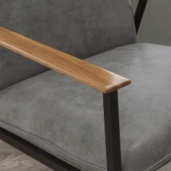 Top 10 😍 Nova Loft Accent Armchair Gray Faux Leather - Sauder 🎉 -Living Room Chairs Sales unnamed file 4761