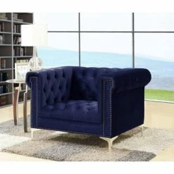 Outlet 🎉 Vanessa Club Chair - Chic Home Design Purple 🎉 -Living Room Chairs Sales unnamed file 4832
