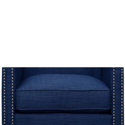 Wholesale π Elkin Accent Chair with Chrome Nailheads - Picket House Furnishings® Teal π 11 Wholesale π Elkin Accent Chair with Chrome Nailheads - Picket House Furnishings® Teal π - Image 9