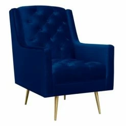 Discount 🌟 Reese Accent Chair - Picket House Furnishings Navy Blue 🔔 -Living Room Chairs Sales unnamed file 4860