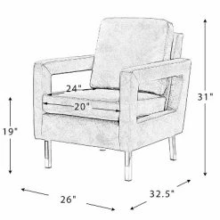 Cheapest 😍 Pene Armchair | Karat Home ❤️ -Living Room Chairs Sales unnamed file 4869