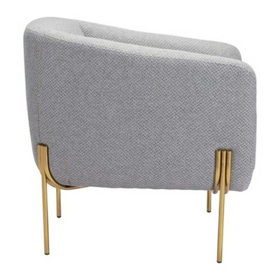 Coupon ๐ Mikala Armchair Gray/Gold - ZM Home ๐ 3 Coupon ๐ Mikala Armchair Gray/Gold - ZM Home ๐