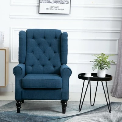 Cheap π HomCom Fabric Tufted Wingback Accent Club Chair with Wooden Legs β¨ 13 Cheap π HomCom Fabric Tufted Wingback Accent Club Chair with Wooden Legs β¨ - Image 11