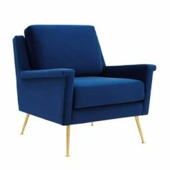 Discount 😀 Chesapeake Performance Velvet Armchair - Modway Gold/cognac 😍 -Living Room Chairs Sales unnamed file 4927