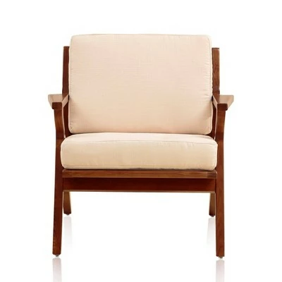 Buy β Martelle Twill Weave Accent Chair - Manhattan Comfort Orange π 8 Buy β Martelle Twill Weave Accent Chair - Manhattan Comfort Orange π - Image 6